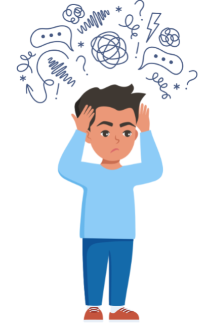 Personnage en réflexion